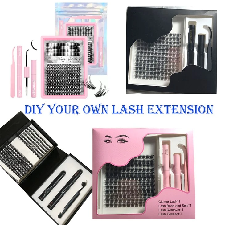اکستنشن مژه DIY در خانه