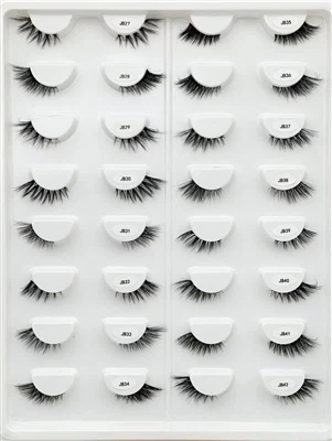 مژه نیمه-چسب بدون چسب